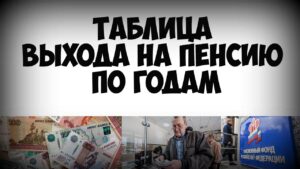 В каком возрасте люди выходят на пенсию?